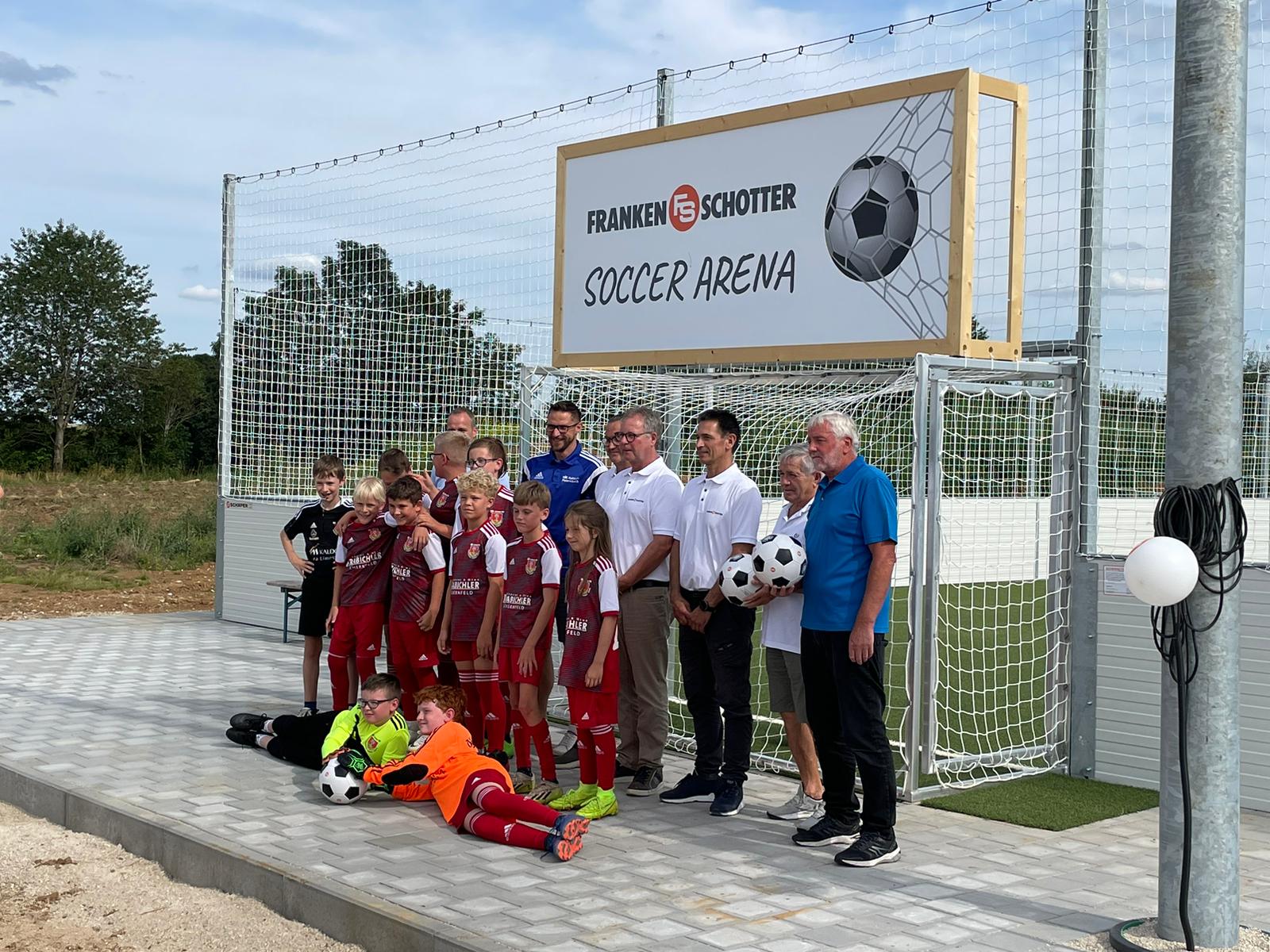 Du betrachtest gerade Frankenschotter Soccer-Arena Einweihung und Trainerfortbildung